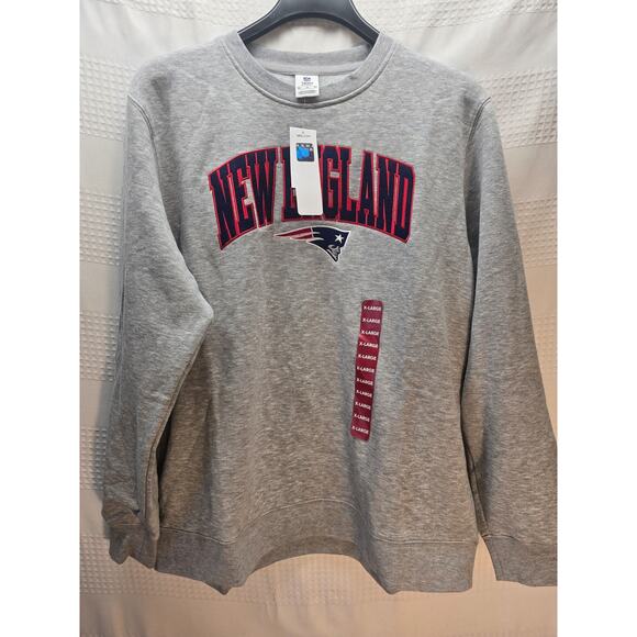 New England Patriots Sweatshirt Mens size XL Gray Graphic 6738 - Picture 1 of 8